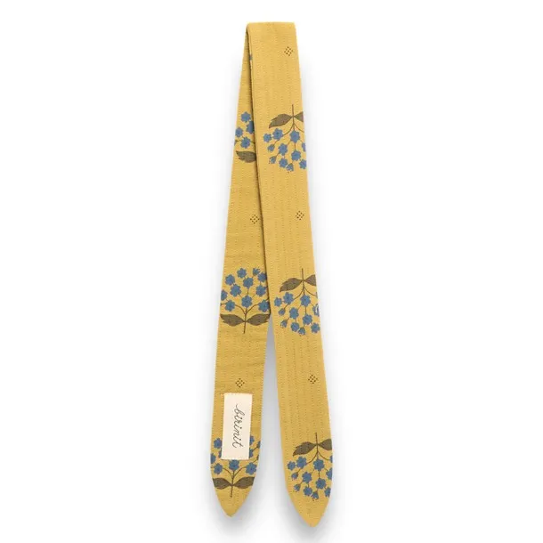 Arboleda Organic Cotton Flower Hair Ribbon | Yellow