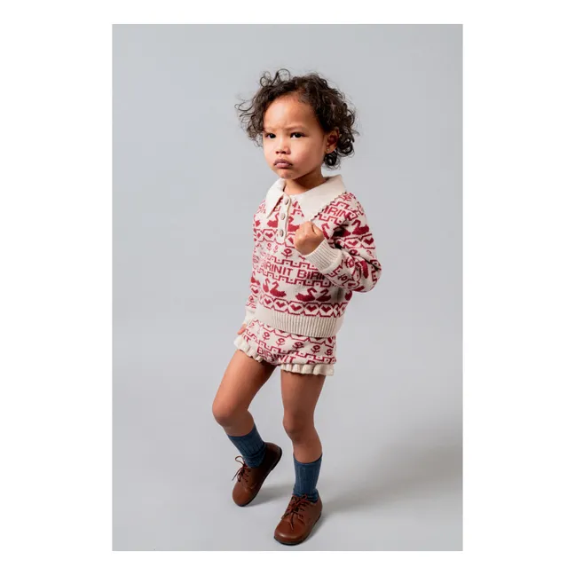 Merino Wool Duck Shorts | Burgundy