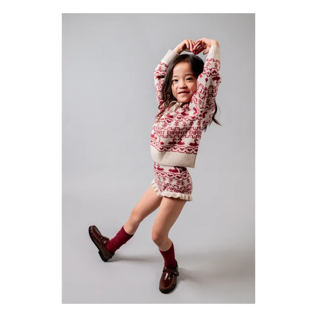 Merino Wool Duck Shorts | Burgundy