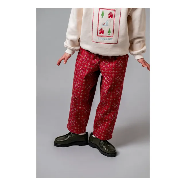Pantalon Ribera Coton Bio | Bordeaux