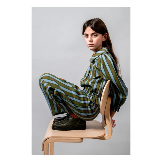 Pantalon Levante Rayé | Vert