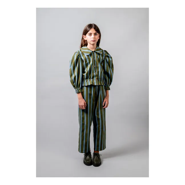 Pantalon Levante Rayé | Vert