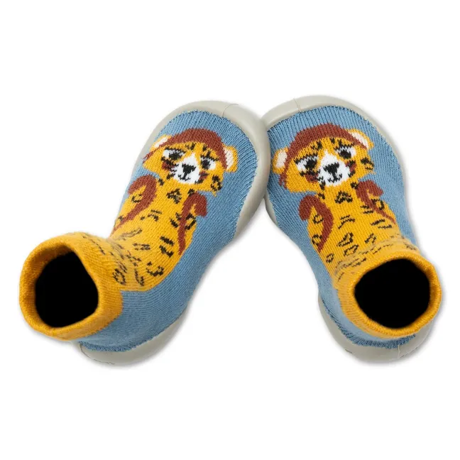 Cheetah Slippers | Yellow
