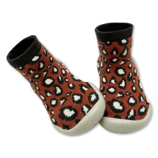 Chaussons Panthère | Marron
