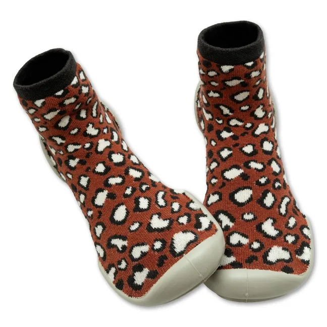 Chaussons Panthère | Marron