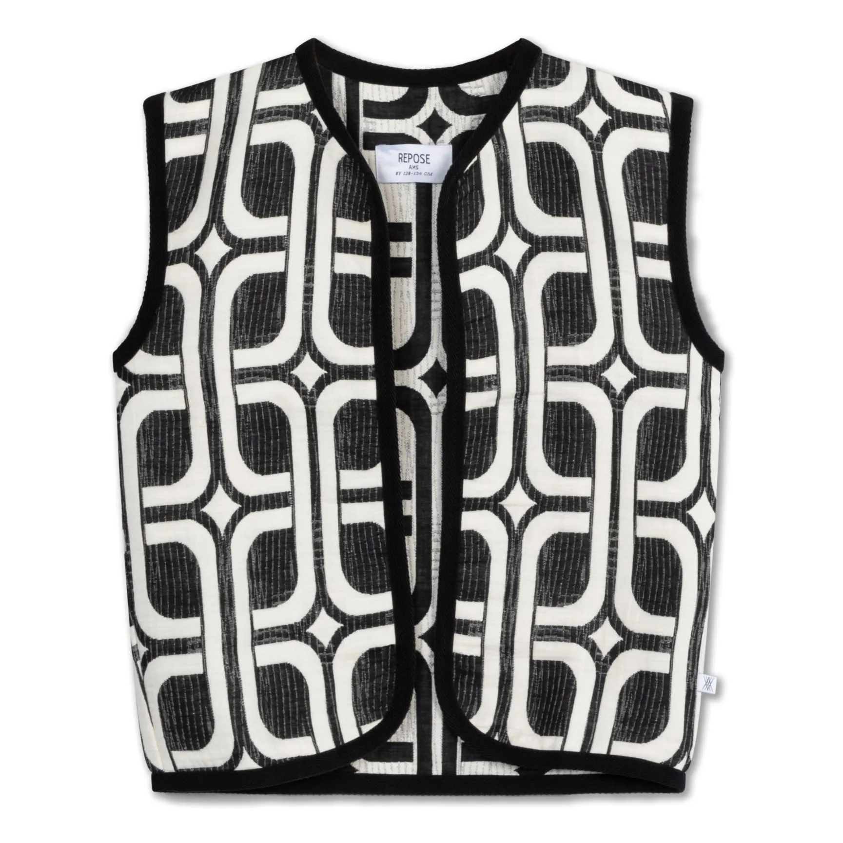 Repose Ams Black Maze Corduroy Vest