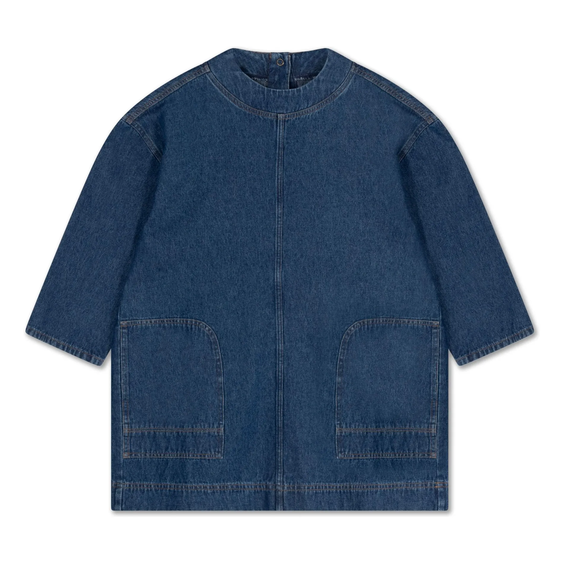 Repose Ams Blue Denim Organic Cotton Dress