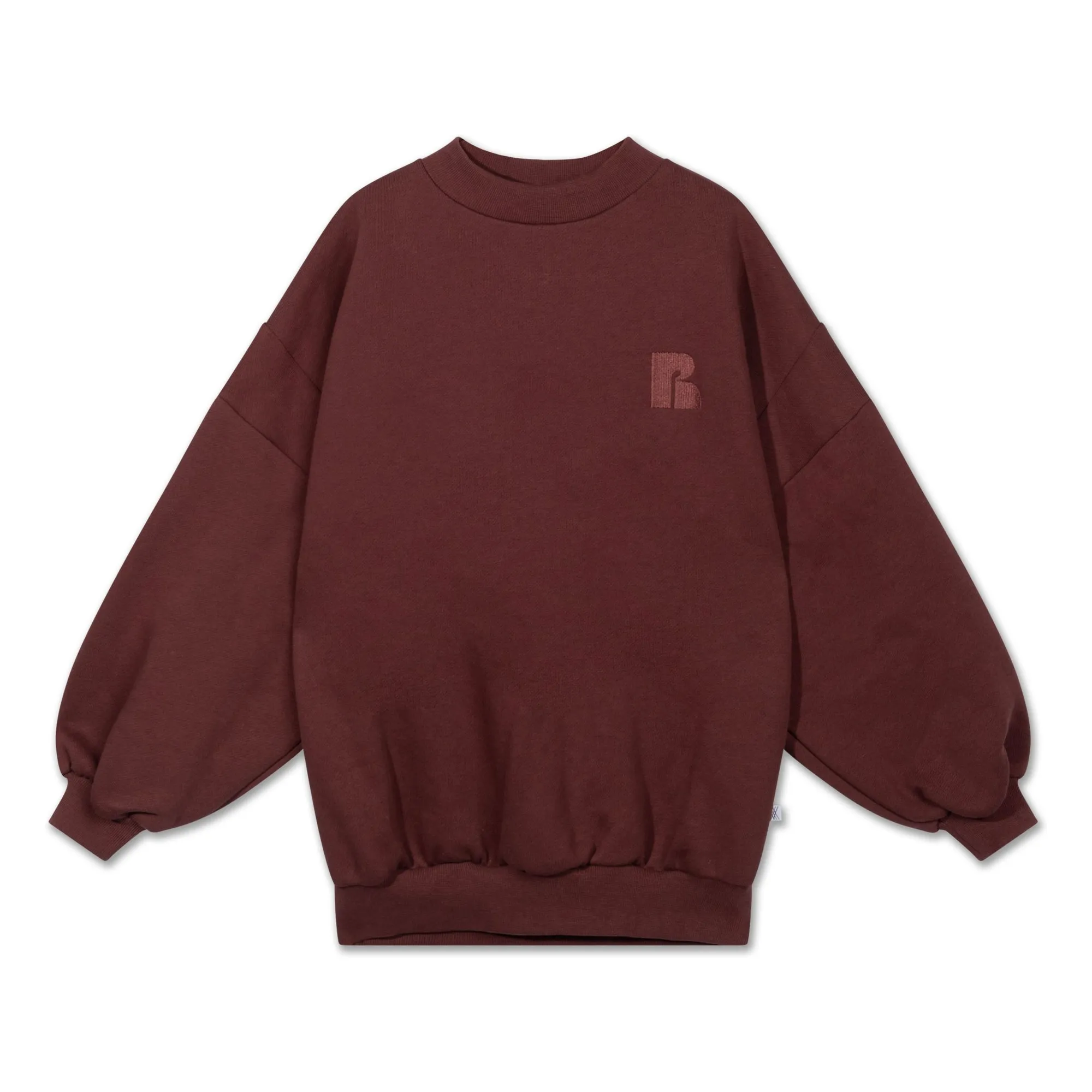Repose Ams Burgundy Crewneck Sweat Organic Cotton