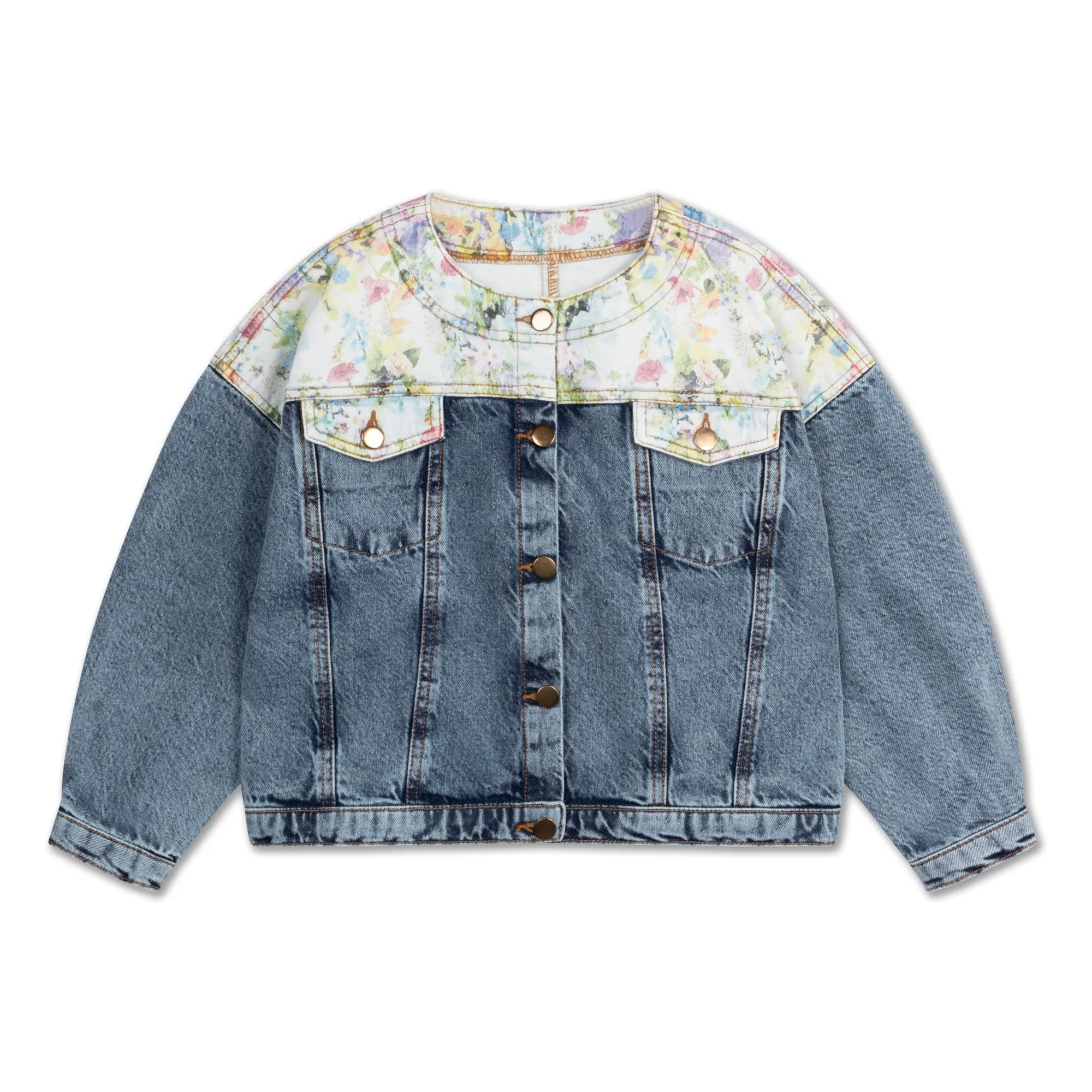 Repose Ams Blue Jean Bob Organic Cotton Jacket