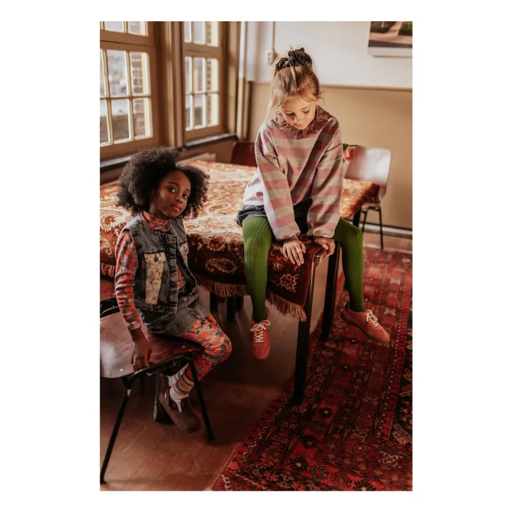 Falda Bob Jean Algodón orgánico | Azul- Imagen del producto n°1