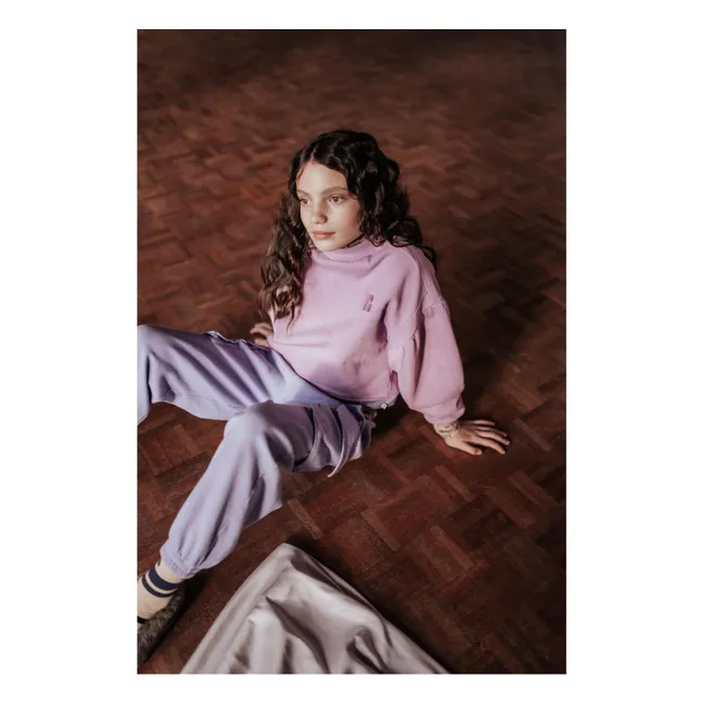 Jogger Cargo Bio-Baumwolle | Violett