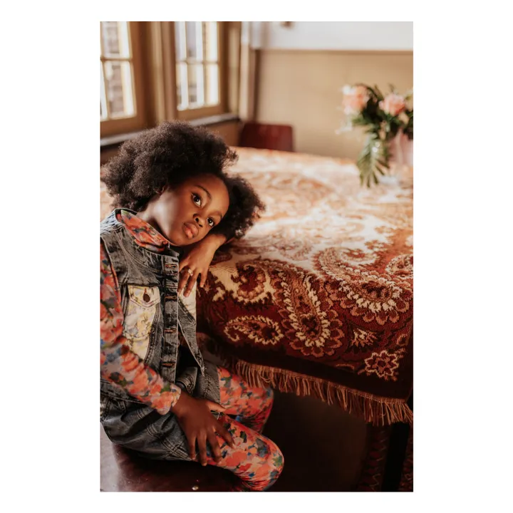 Falda Bob Jean Algodón orgánico | Azul- Imagen del producto n°2