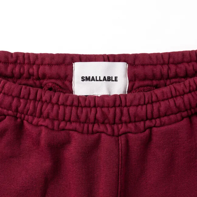 Tulip organic cotton joggers | Cherry red
