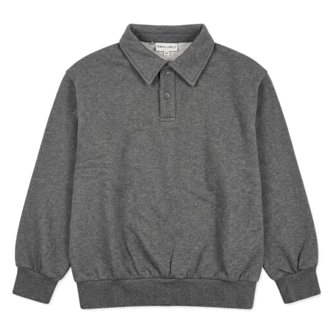Polo Langford Coton Bio | Gris chiné
