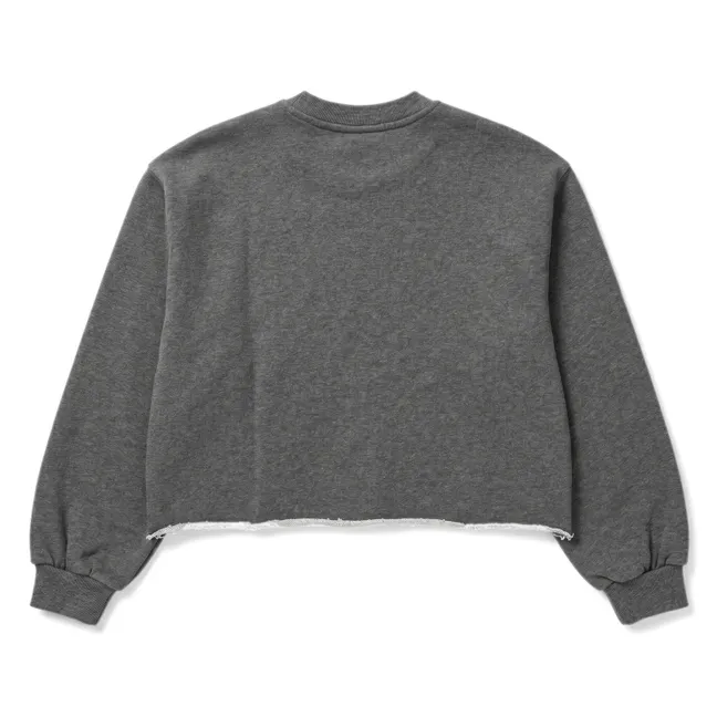 Sweat Kensington Coton Bio | Gris chiné