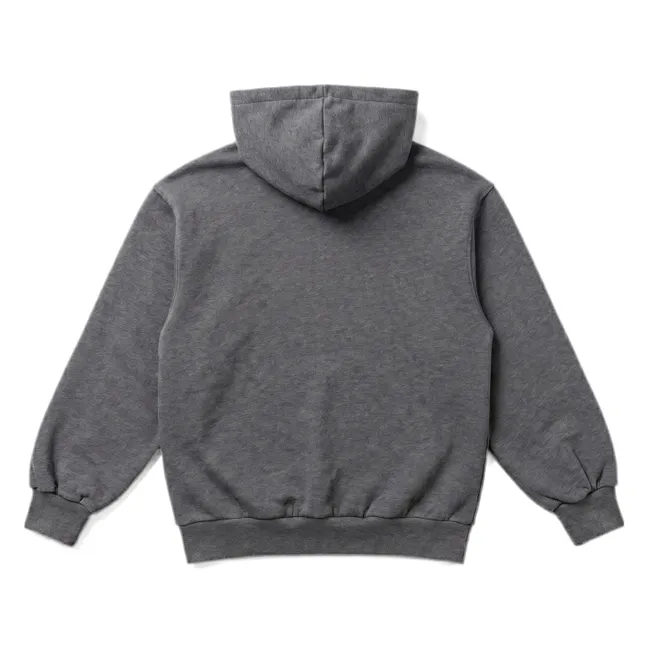 Sudadera Kingswood de algodón orgánico | Gris Jaspeado