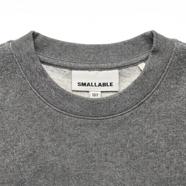 Sweat Kensington Coton Bio | Gris chiné