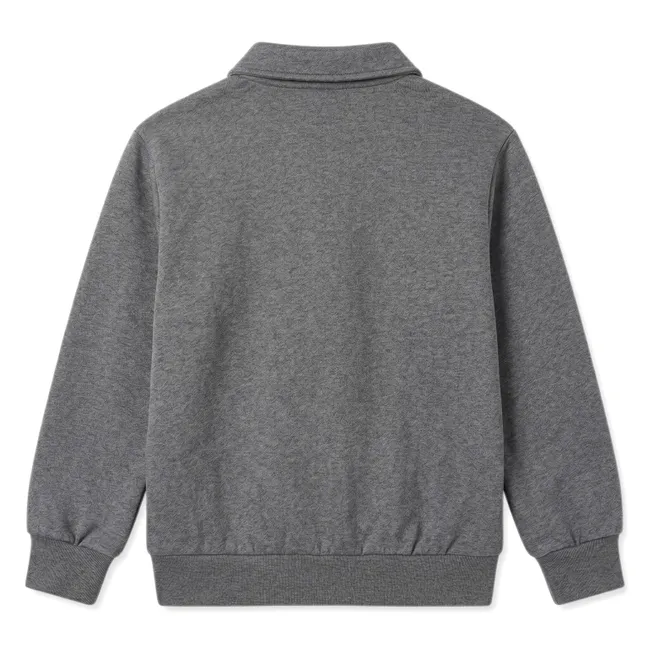 Polo Langford Coton Bio | Gris chiné