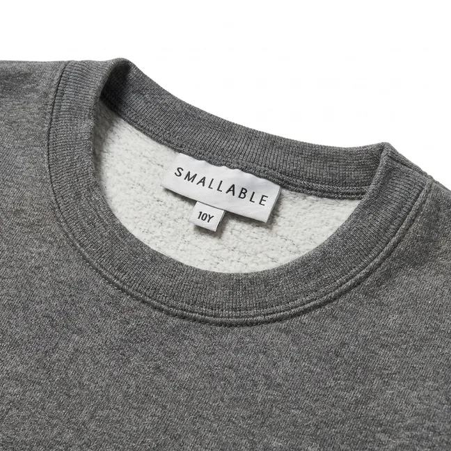 Sweat Borough Coton Bio | Gris chiné