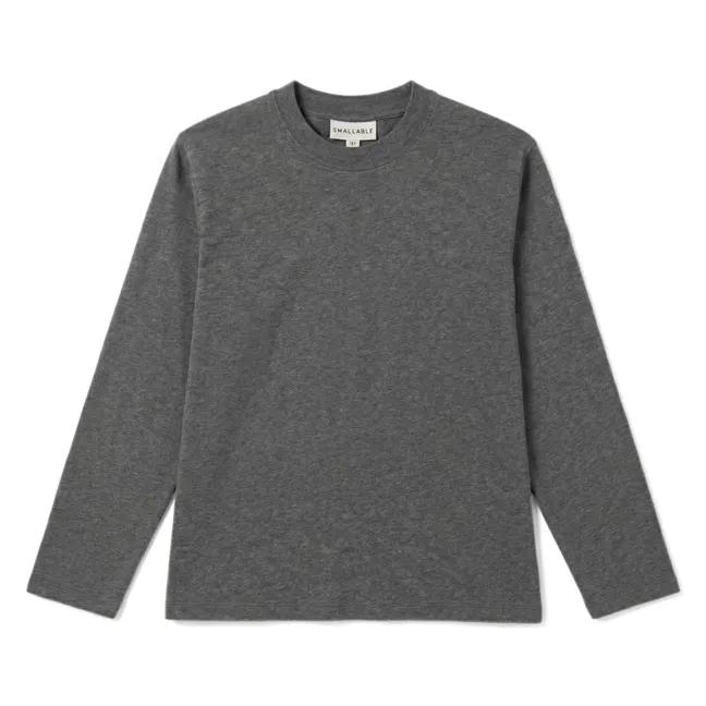 T-shirt Montague Coton Bio | Gris chiné