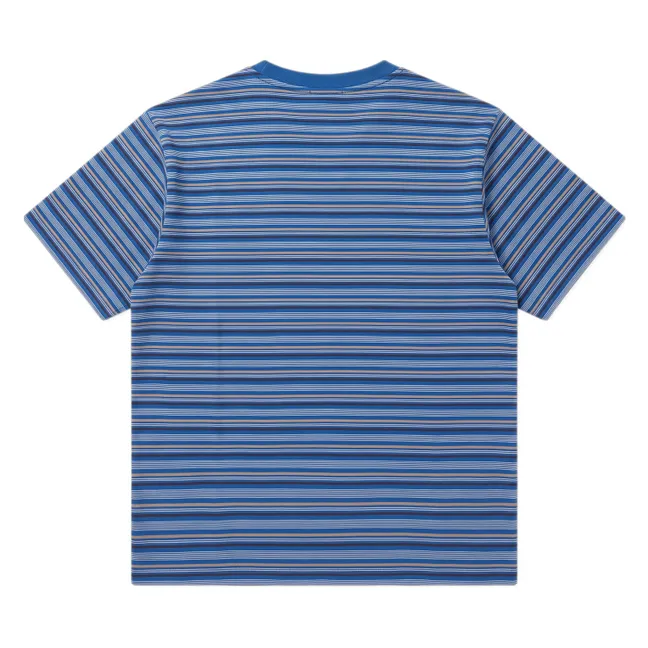 Oversize Filo Striped T-shirt | Electric blue