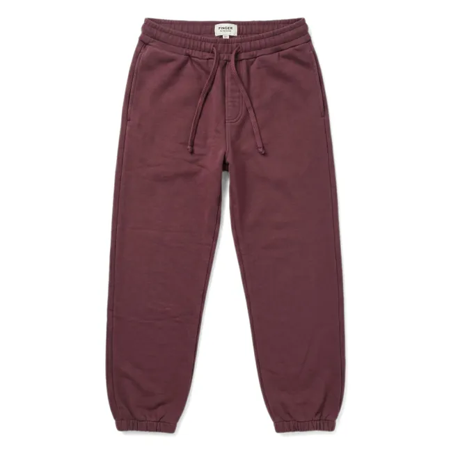 Organic Cotton Jogger Pants | Dark Brown