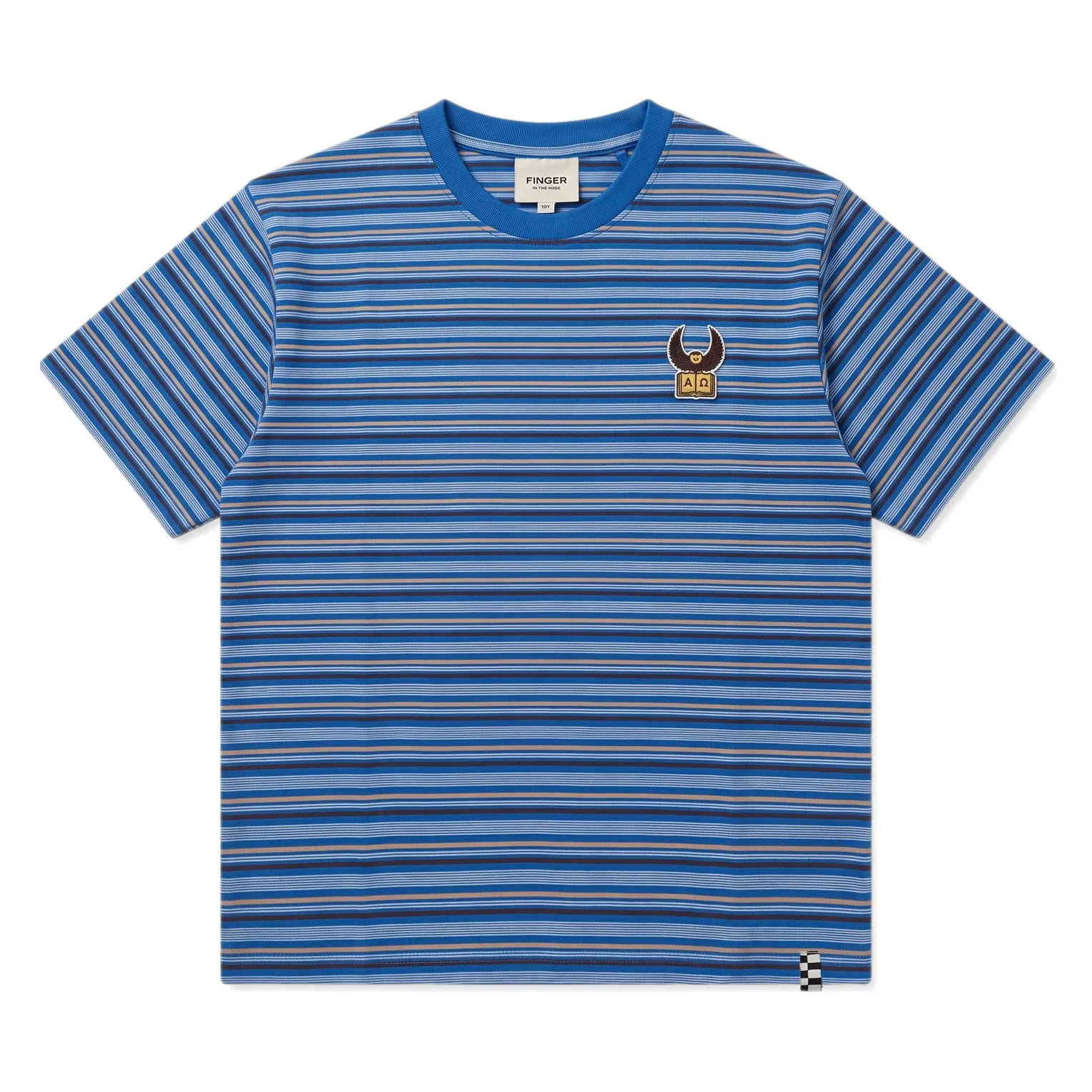 T-shirt Oversize Filo Rayé | Bleu électrique- Image produit n°0
