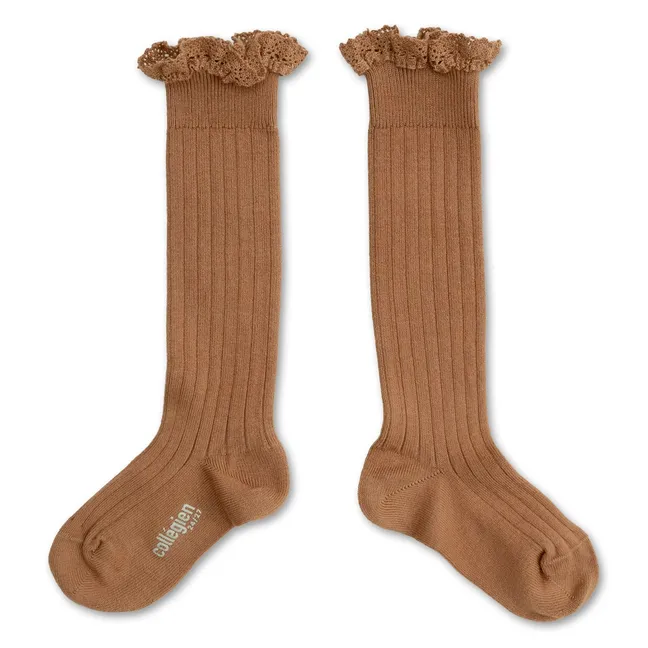 Chaussettes Joséphine | Marron