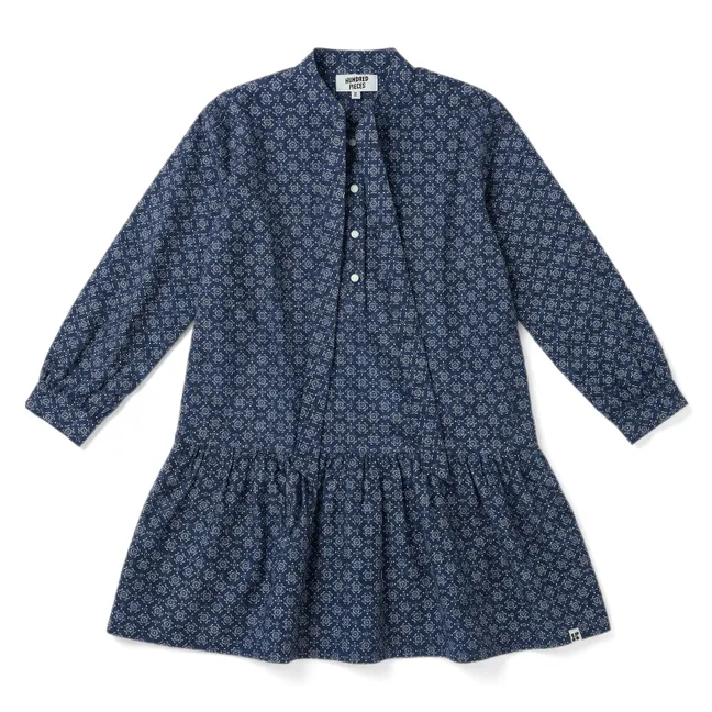 Robe Romy Bandana | Bleu indigo