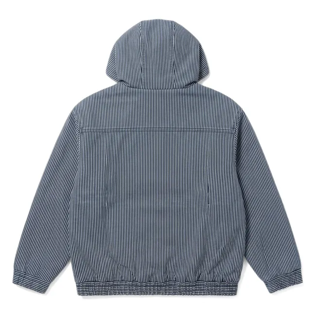 Veste Wyatt Denim Rayé | Bleu indigo
