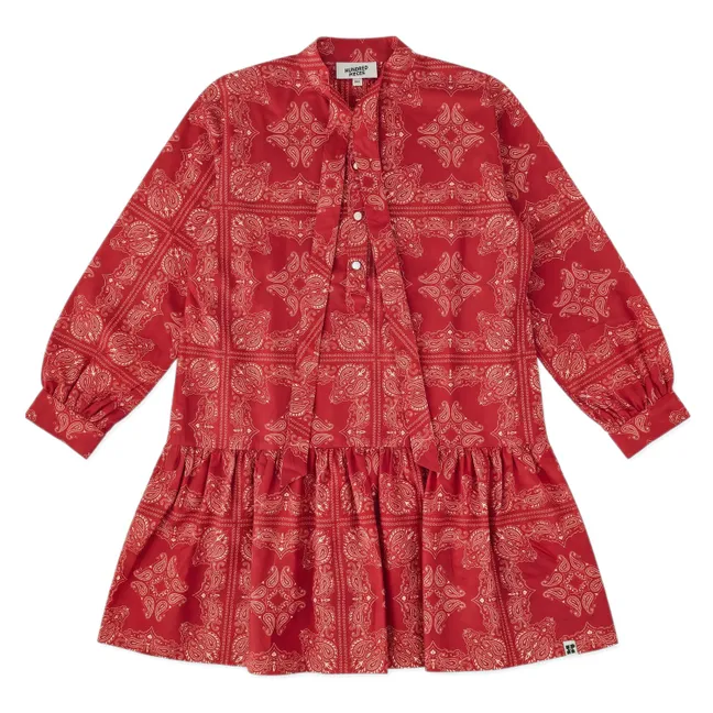 Robe Romy Bandana | Rouge foncé