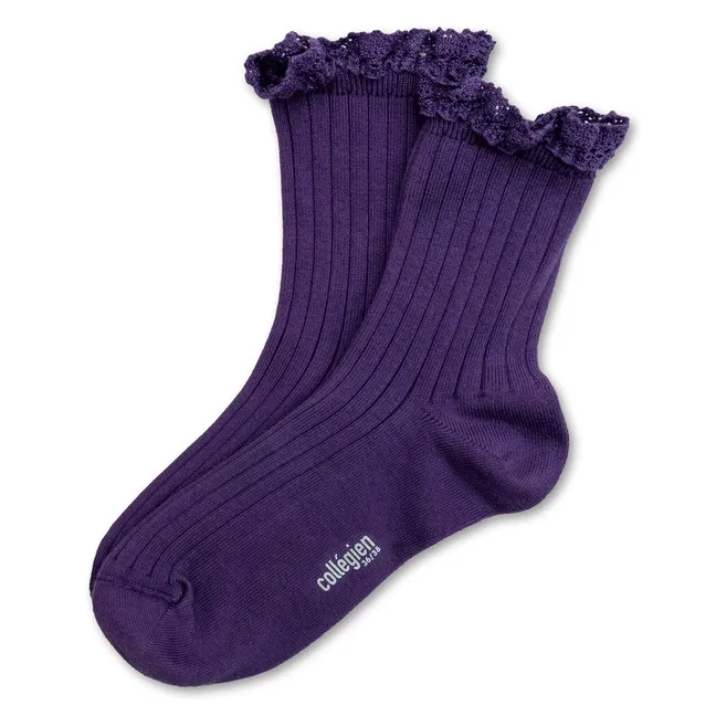 Chaussettes Lili | Myrtille