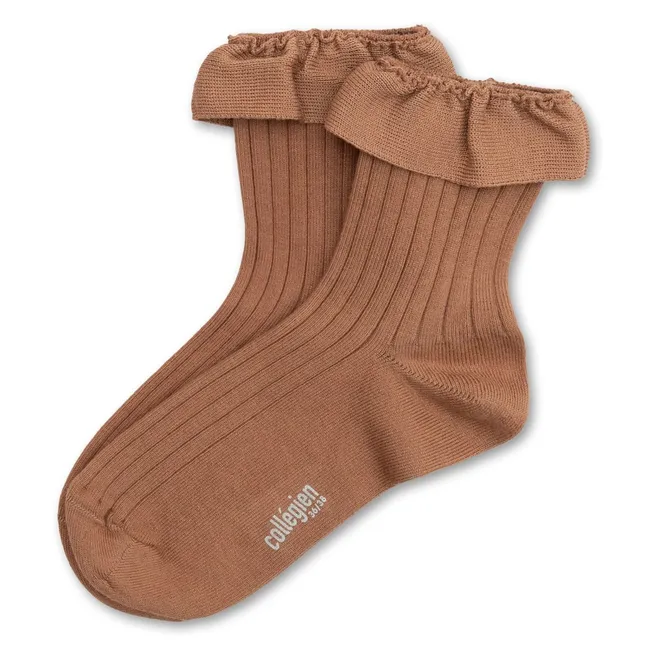 Chaussettes Ludivine | Marron