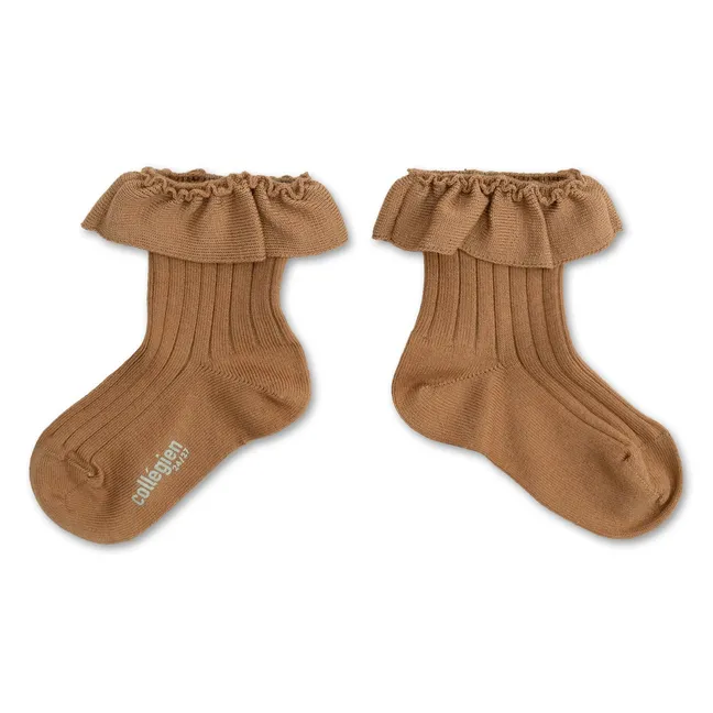 Chaussettes Ludivine | Marron