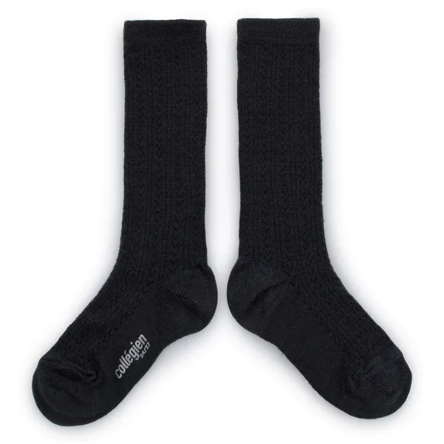 Chaussettes Adele Laine Mérinos | Gris foncé