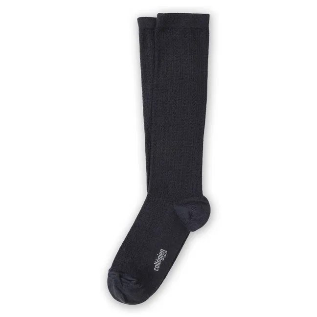 Chaussettes Adele Laine Mérinos | Gris foncé