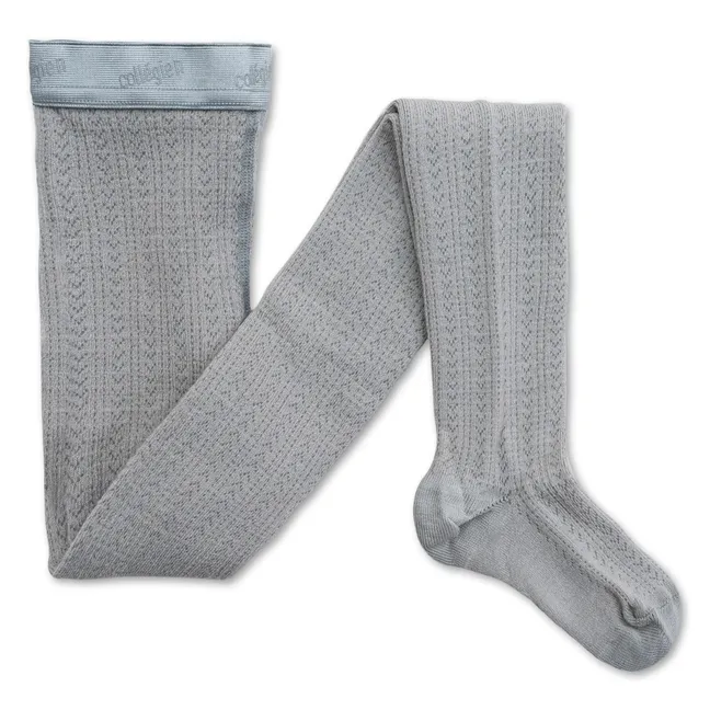 Collants Angélique Laine Merinos | Gris souris