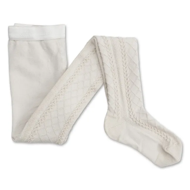 Collants Léopoldine | Blanc cassé