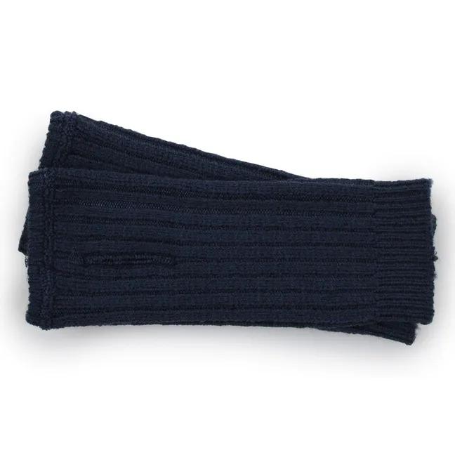 Mitaines Madeleine Laine Mérinos | Bleu marine
