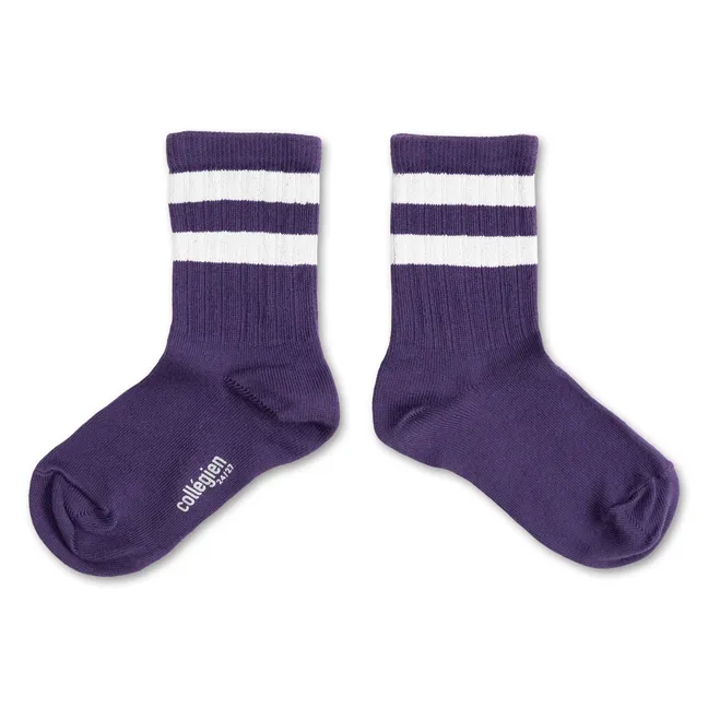 Chaussettes Nico | Myrtille