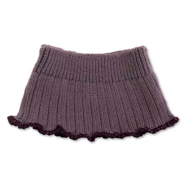 Cache Cou Virginie Laine Mérinos | 	Lilas