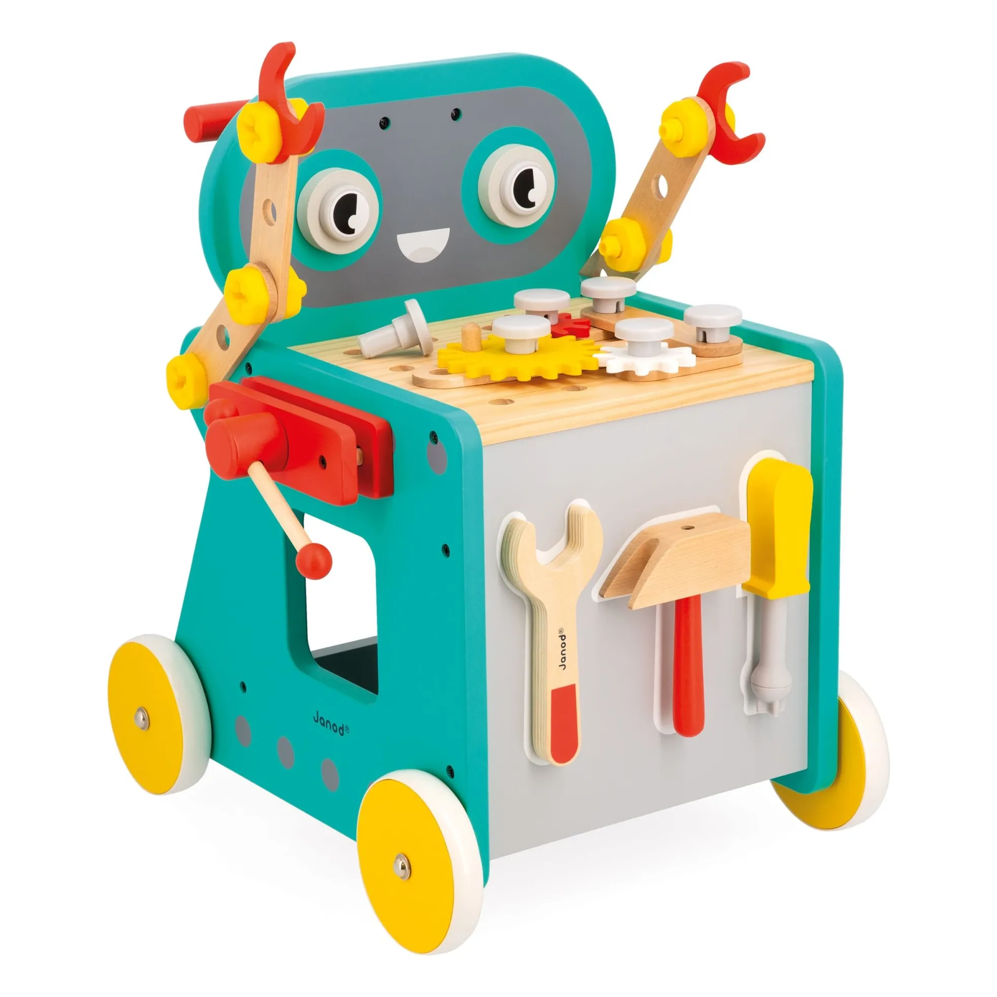 Janod Multicoloured Robot Trolley