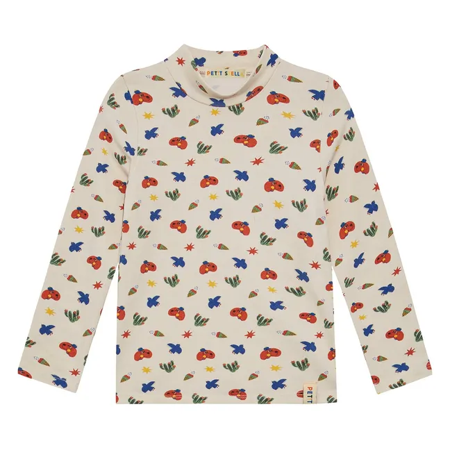 Pima cotton and Modal turtleneck puppies | Cream