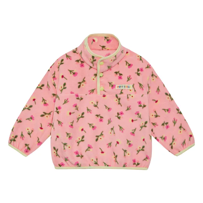 Ensemble Polaire Fleuri | Rose