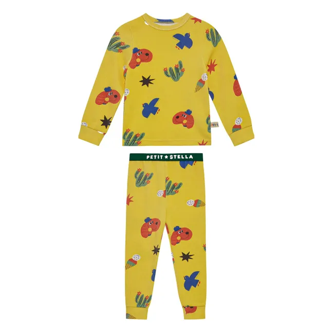 Pyjama Chiens Coton Pima et Modal | Jaune