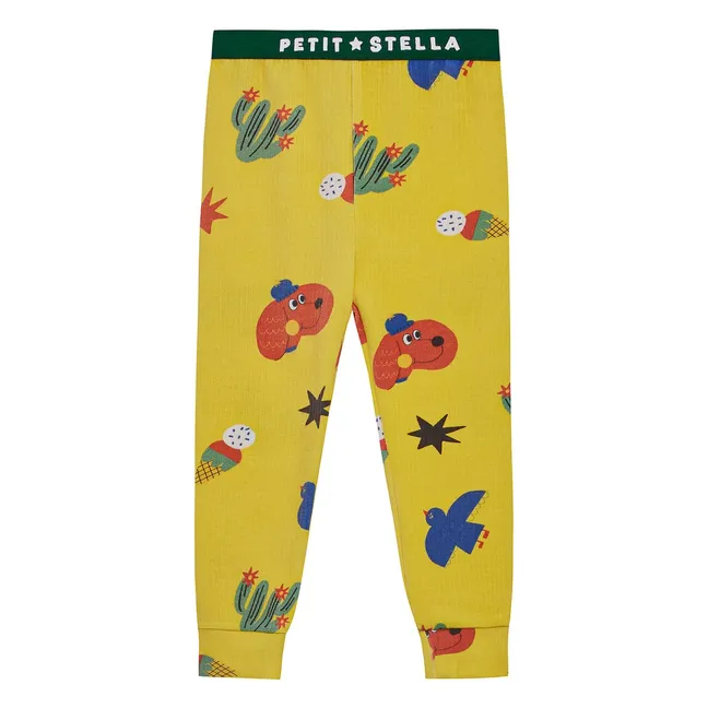 Pyjama Chiens Coton Pima et Modal | Jaune
