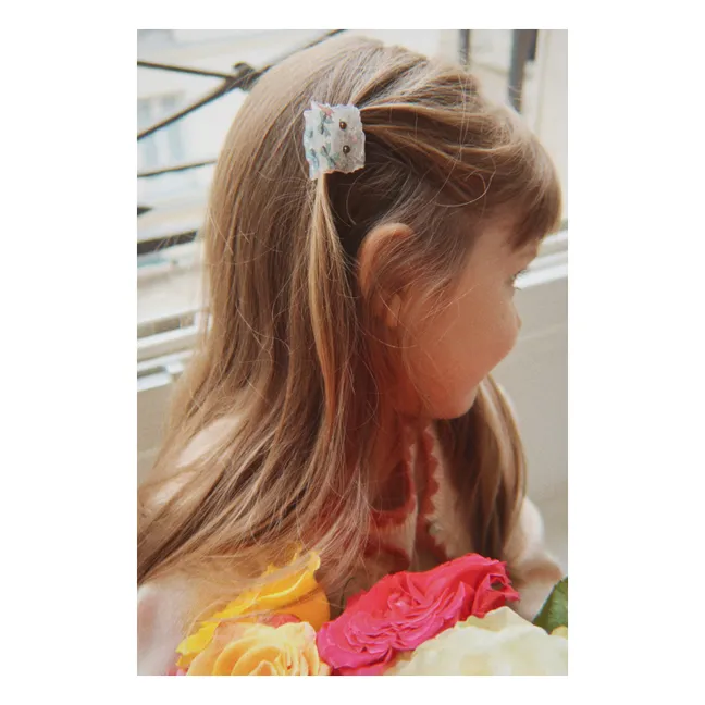 Lot de 4 Barrettes Animaux | Beige