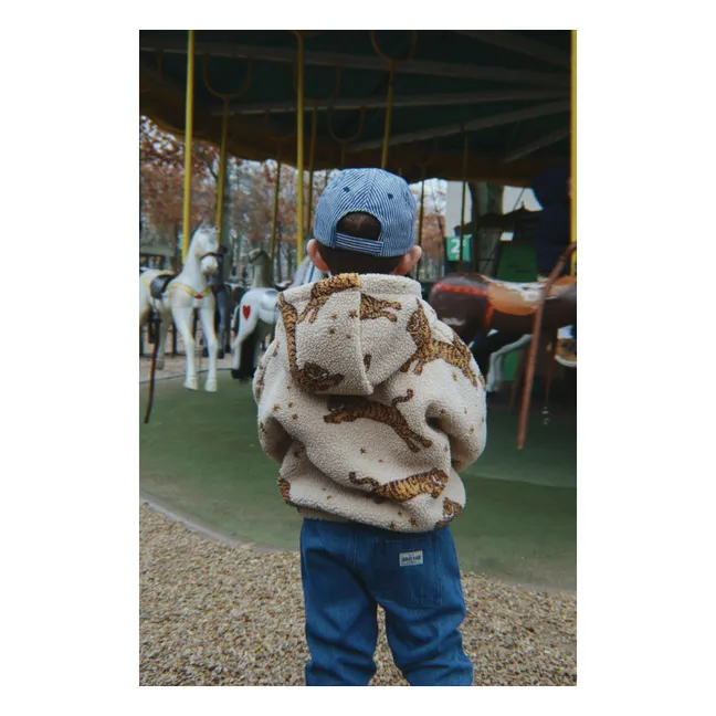 Veste Façon Sherpa Jody Tigres | Beige