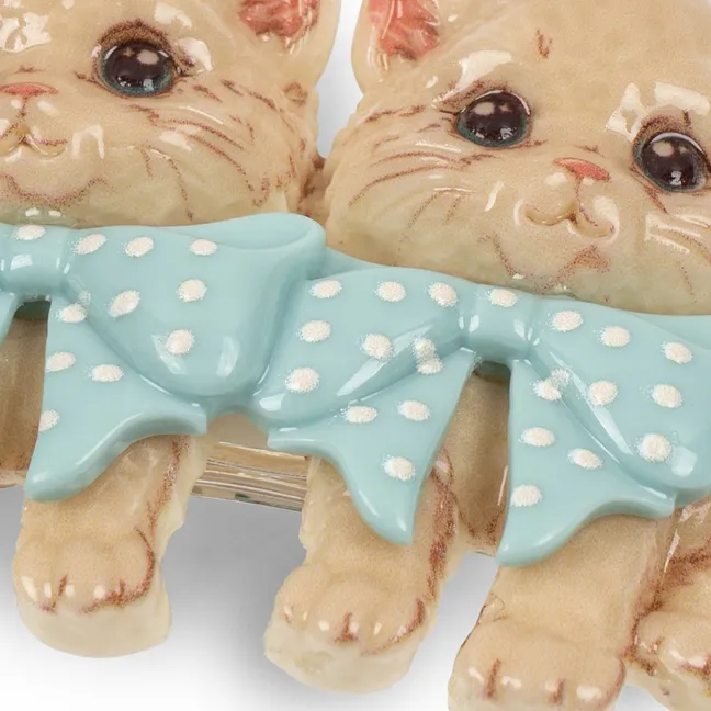 Barrette Chats | Beige