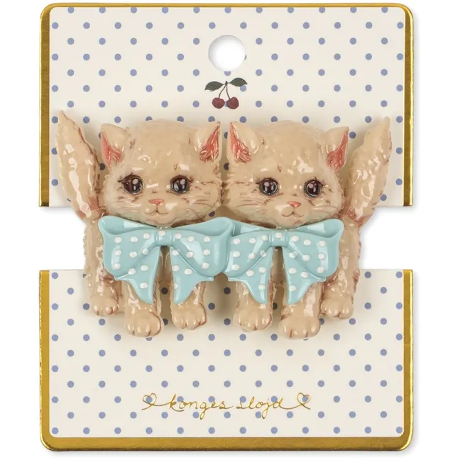 Barrette Chats | Beige